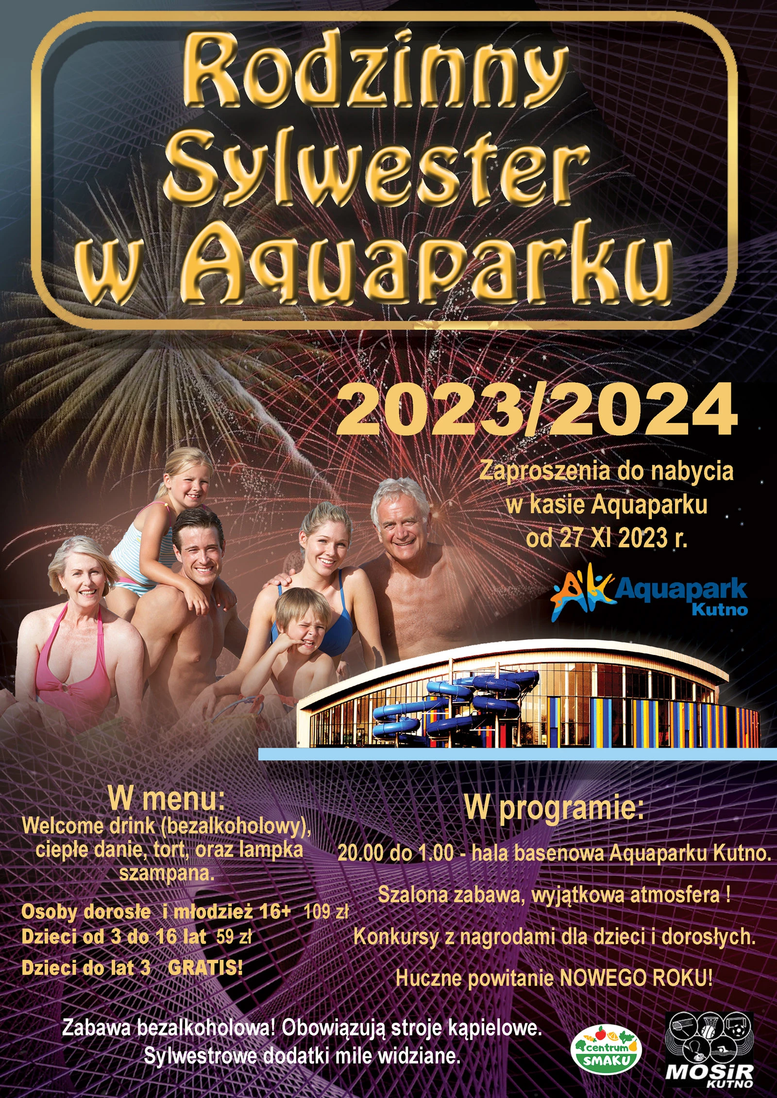 Sylwester w Aquaparku